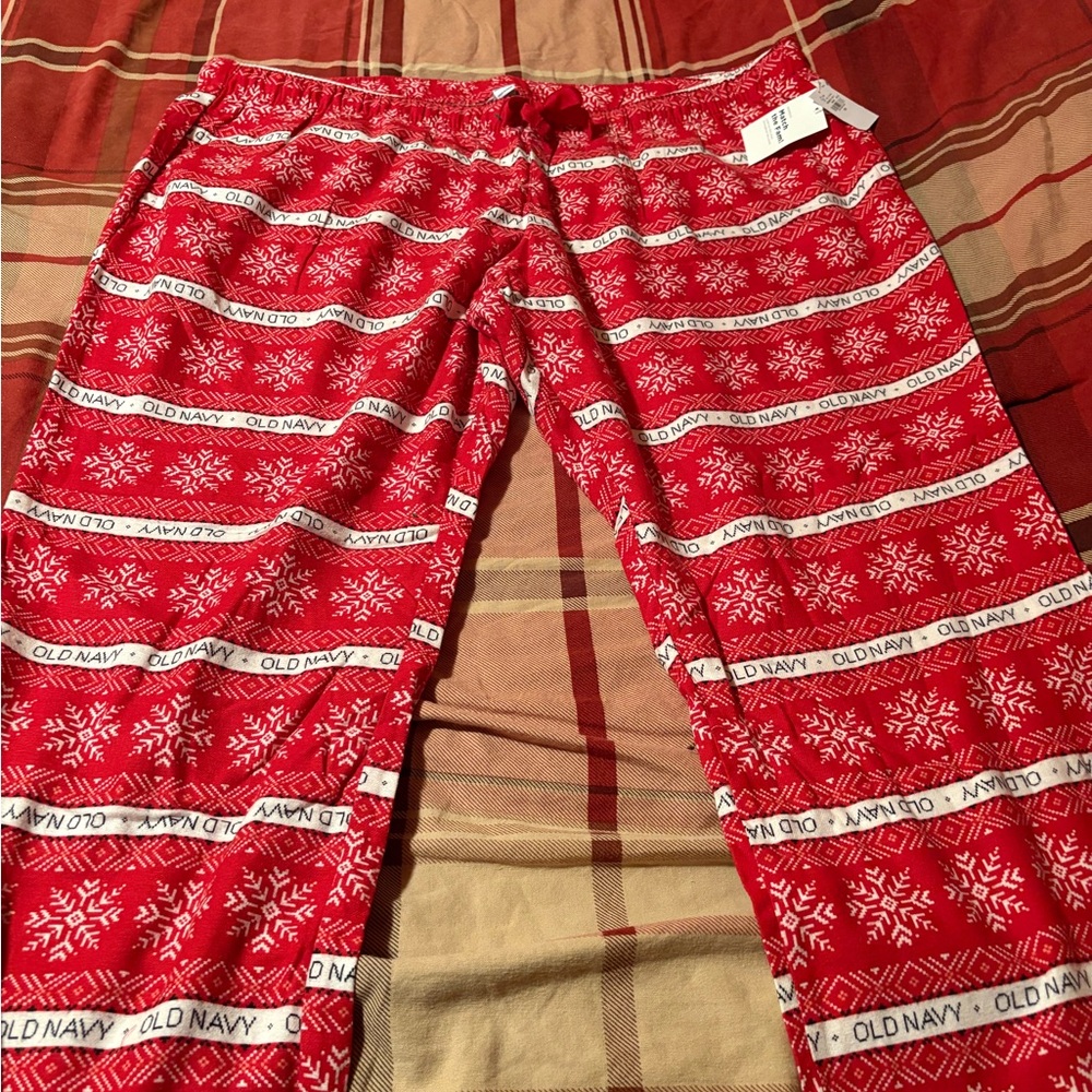 Old Navy Festive Red Knit Pants